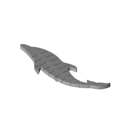 Flexi Articulated Dolphin 2 3d model