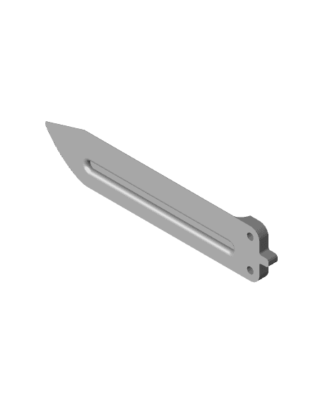 "BlueFlux" Butterfly Knife Trainer 3d model