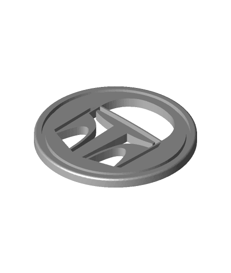 Mandalorian Coin 3d model