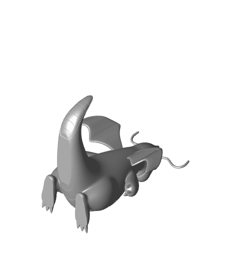 Dragonite Pokemon - Multipart 3d model