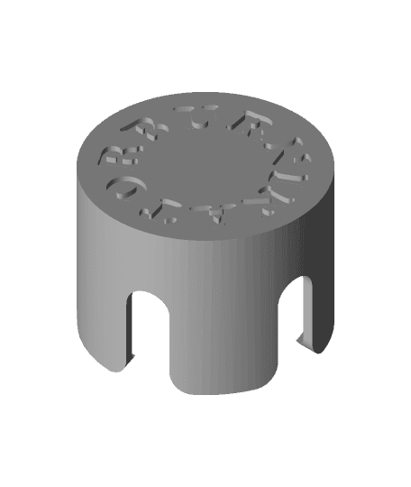 Small butane/propane torch cover 3d model