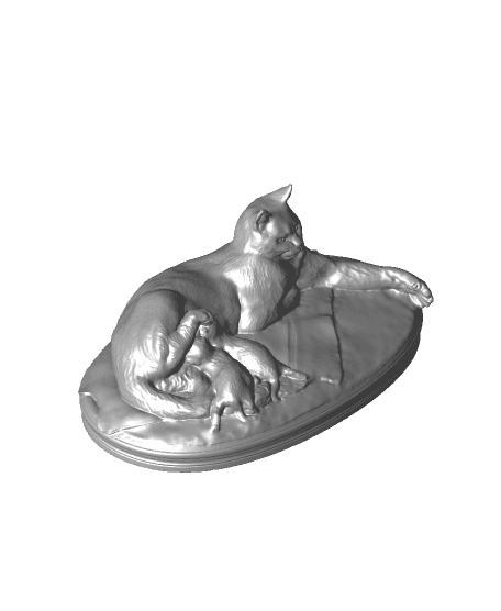 cat copy.stl 3d model