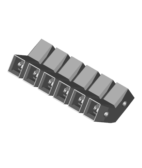 Hexagonal 20x20 framecorners 3d model