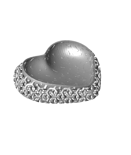 Valentines Heart Bowl 3d model