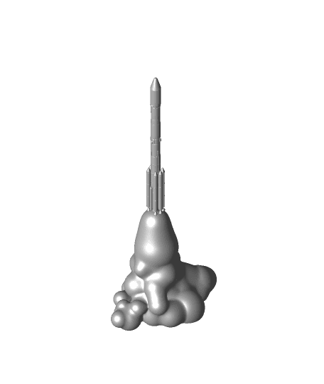 PSLV Launcher Lamp 3d model