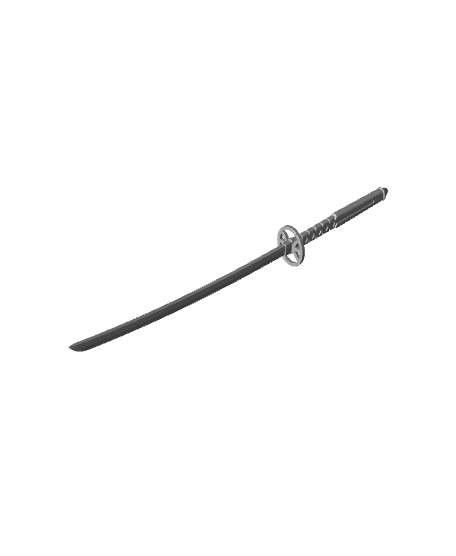 Bleach Kuchiki Rukia Sword Printable Assembly 3d model