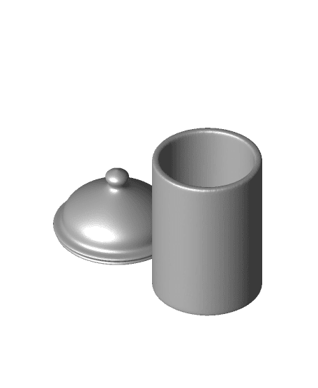 Jar and Lid 3d model