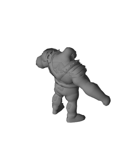 Armored Gorilla 3d model