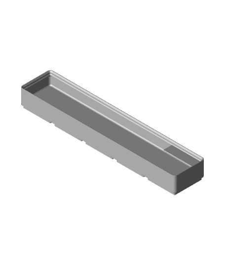 Divider Box 5x1x3 1-Compartment.stl 3d model