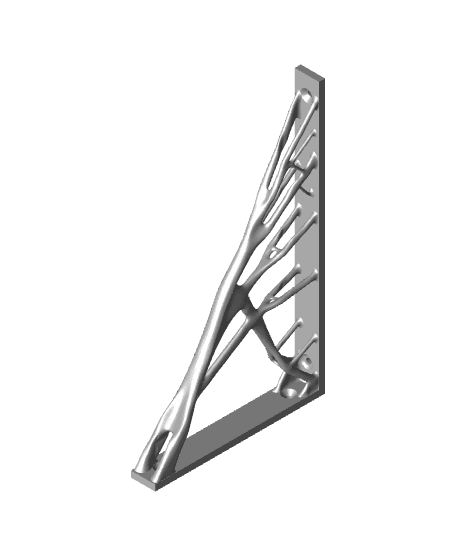 Generative Design Shelf Bracket 3d model