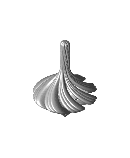 Sidewinder Spinning Top 3d model