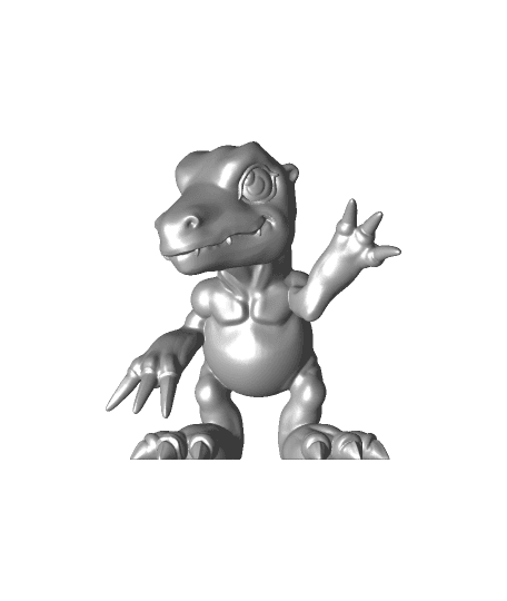 Agumon - Digimon - Fan Art 3d model