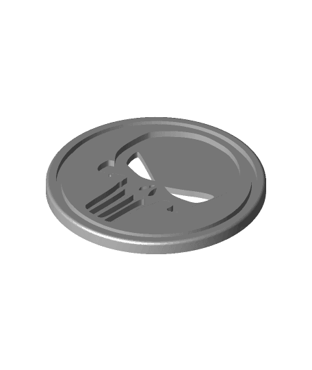 Punisher Coin 3d model