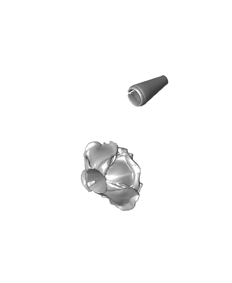 Rose Lights - clip on fairy light covers 3d model