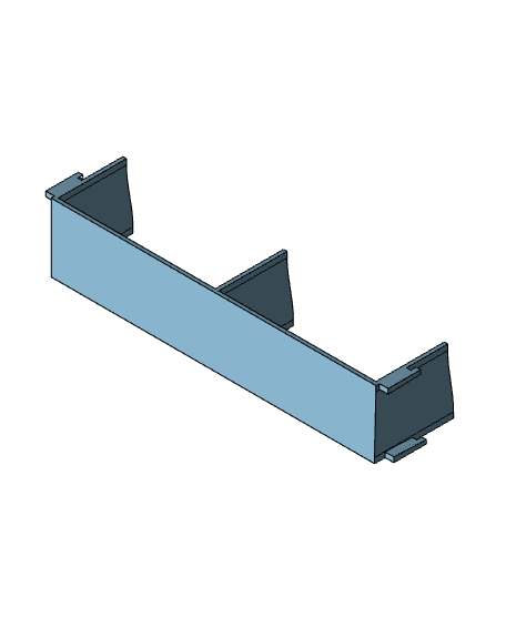 2 Lane Tamiya Track to Custom 2 Lane Transition Track 3d model