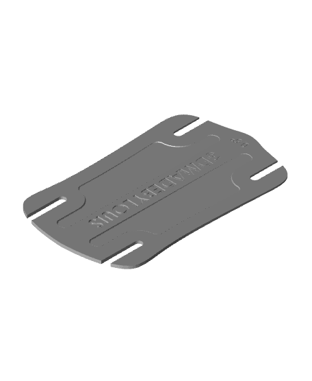 Foilboard rake shim  3d model