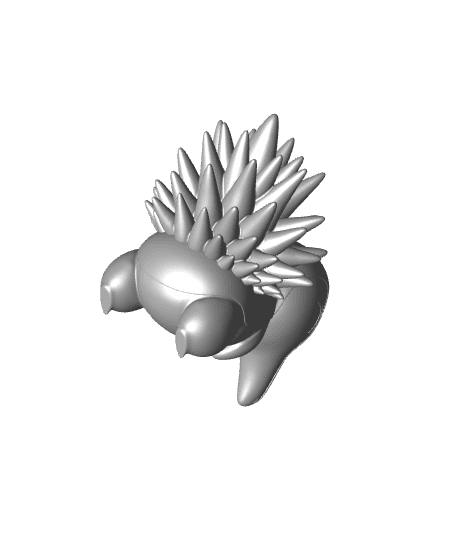 Pokemon Cyndaquil #155 - Optimized for 3D Printing 3d model