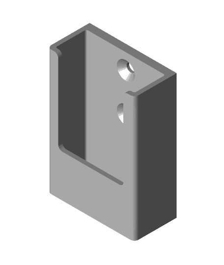 TV Remote Holder v1.stl 3d model