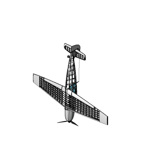 Messerschimitt bf109 frame 3d model