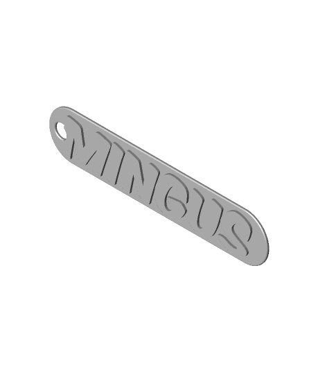 Mingus_Nametag.stl 3d model