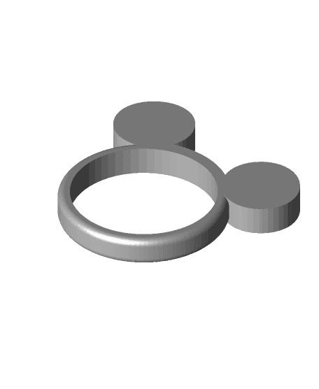 Mouse ring 3d model