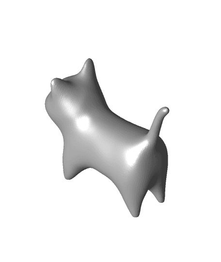 Smooth Cat 3d model