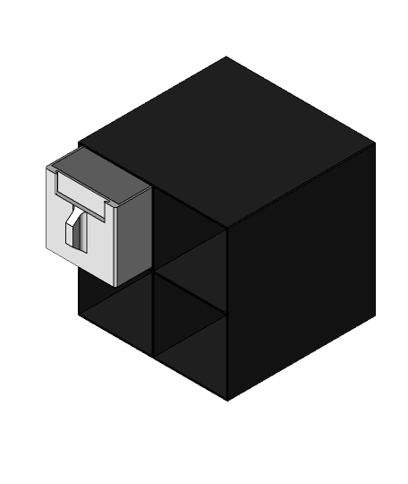 Workbench Parts Bin, Style 1 3d model