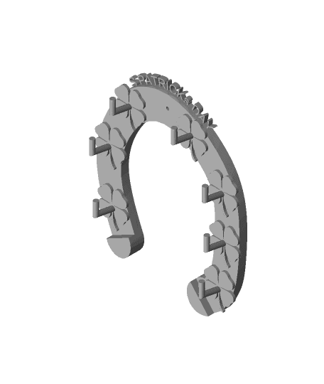 Lucky key organizer #StPatricksRemix 3d model