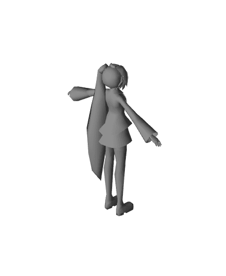 Akita Neru 3d model