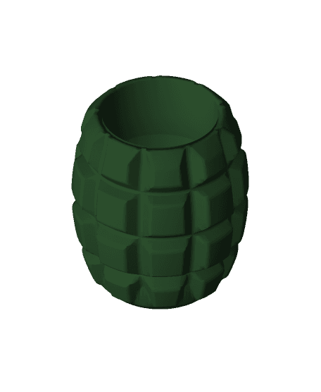 Pineapple Grenade Can Cup - An Explosive can cup to rule them all 3d model