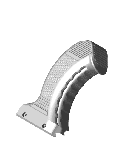 Vertical Foregrip Charlie - Original Design - No Supports Needed 3d model