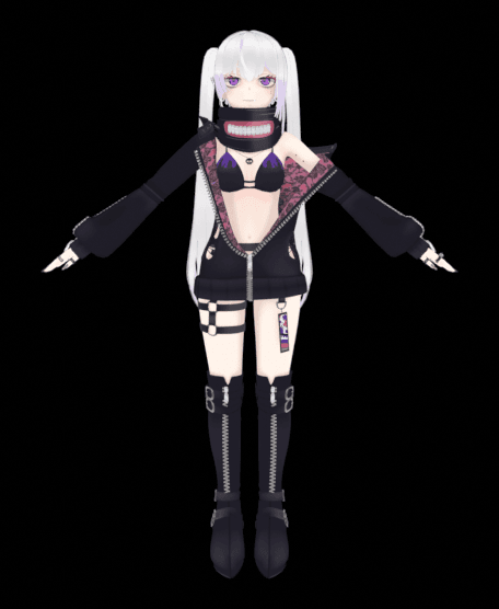 anime 3d model(blender) 3d model