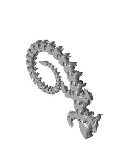 Mesh Mayhem Articulated Dragon 12 3d model