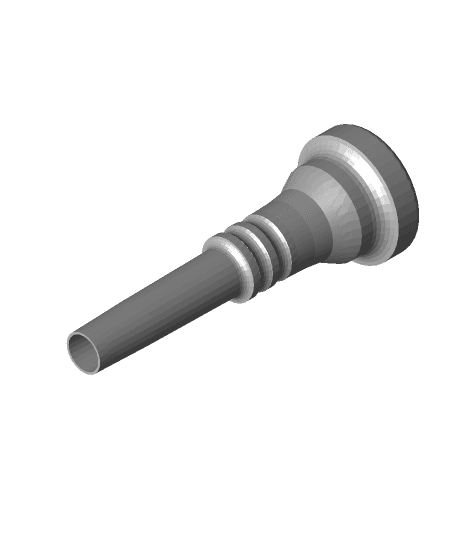 Screamer Trumpet Mouthpiece 3d model