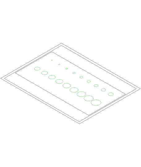 Drill Size Tester 3d model