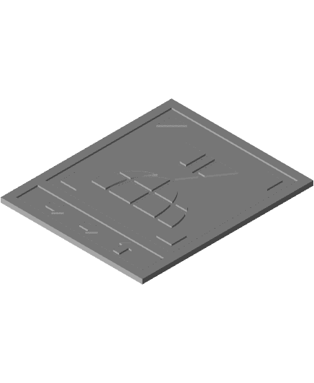 Helldivers 2 Stratagem Plaque (Orbital Precision Strike) 3d model