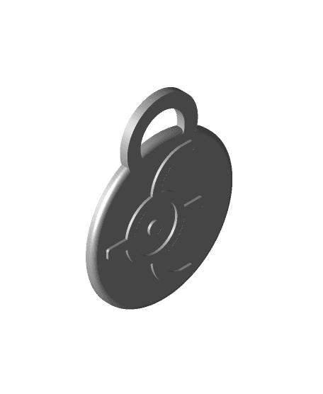 POKEMON UNOWN MMU KEYCHAIN OR BAG PULL  “E” 3d model