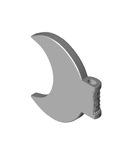 Lunula Amulet 3d model