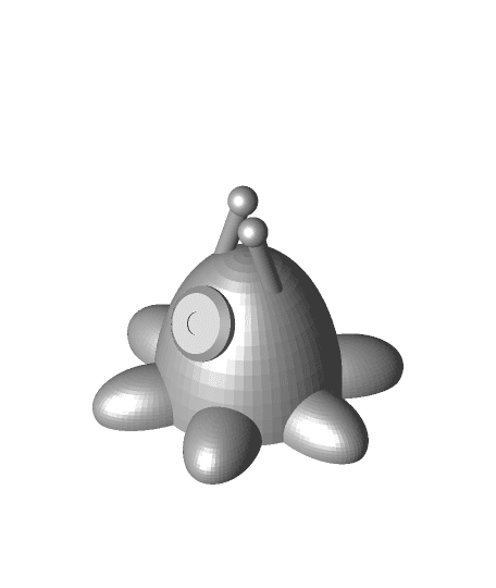 Brain Slug (animated) 3d model