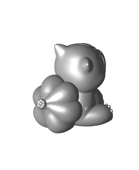 Chibi Bulbasaur Evolution 3d model