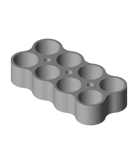 AA / AAA Battery Holder / Box 3d model