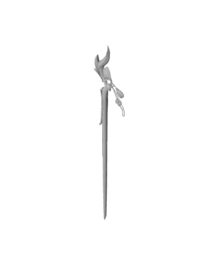 Aurora Wand League of Legends Cosplay Prop  3d model