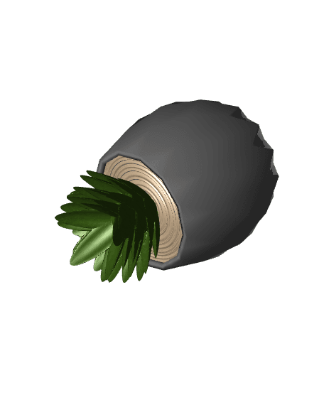 The Pineapple Planter ~  Planter ~ Free! 3d model