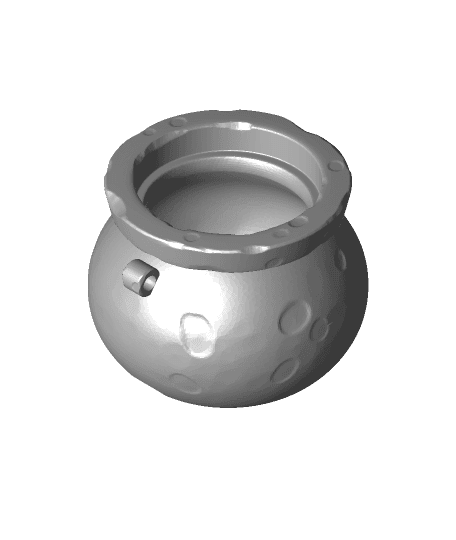 Cauldron Dice Cup 3d model