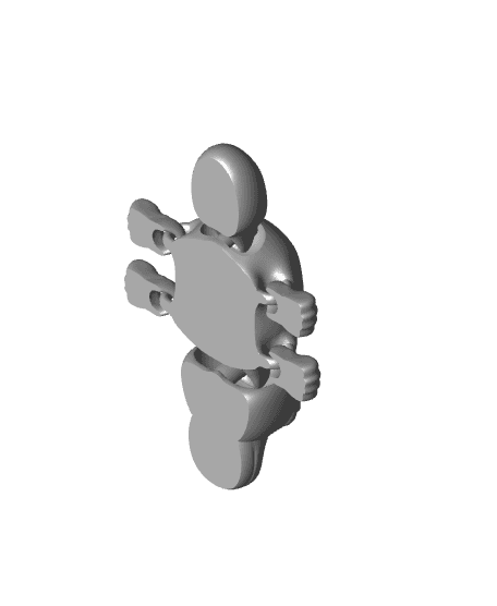 Platypus Multiple Joint Fidget 3d model