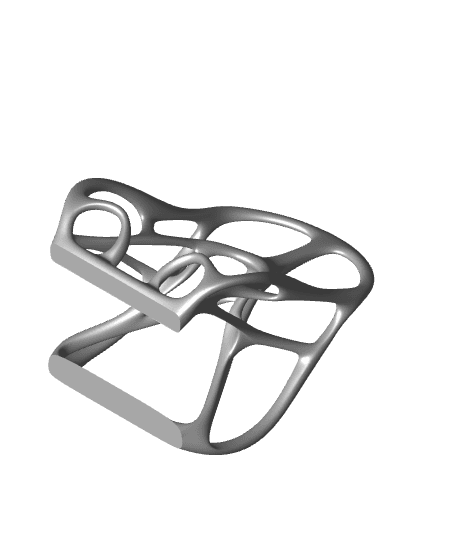 Organic Phone Stand 3d model