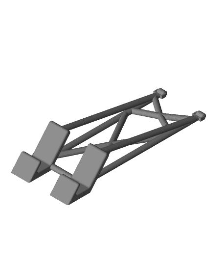 Wheelie Bar Phone Stand 3d model