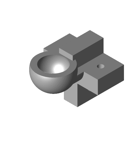 Volvo Glove Box Shock Ball Joint 3d model