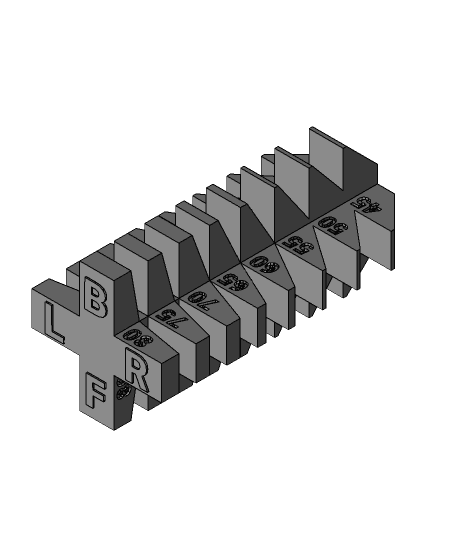 K3D Overhang test 3d model