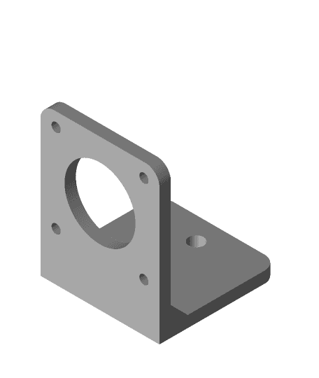 NEMA 17 Bracket 3d model